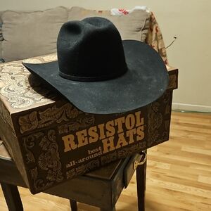 Resistol Black Cowboy Hat